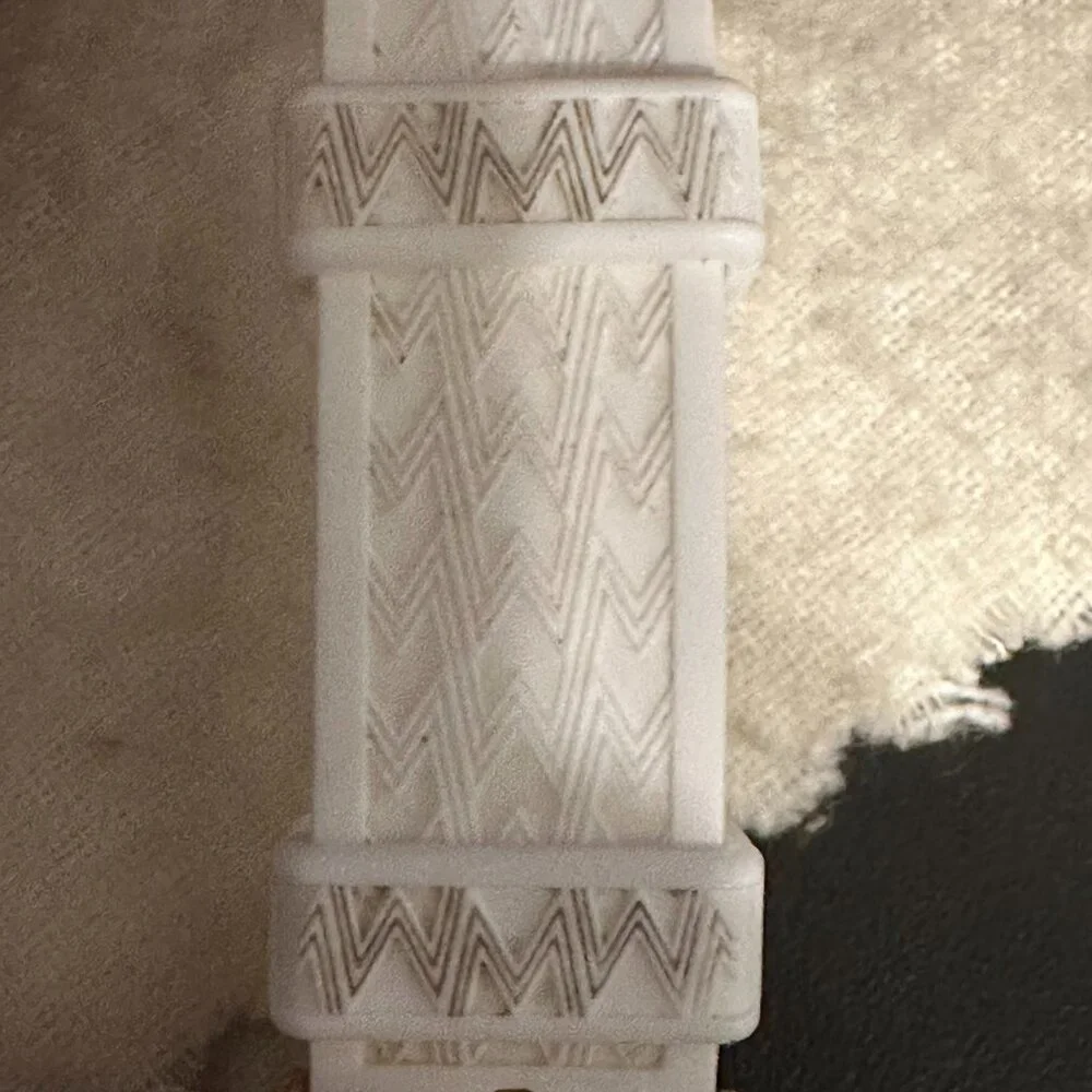 Michele Tahitian Jelly Bean Watch - White (MWW12D000015) - BRAND NEW BATTERY - Picture 13 of 14